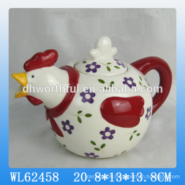 Lovely ceramic cock tea pot for Easter Day